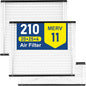 2Pack 210 Replacement Filter Compatible with AprilAire Size: 20x25x4 Whole House Air Purifiers model:1210, 1620, 2210, 2216, 3210, 4200, MERV 11