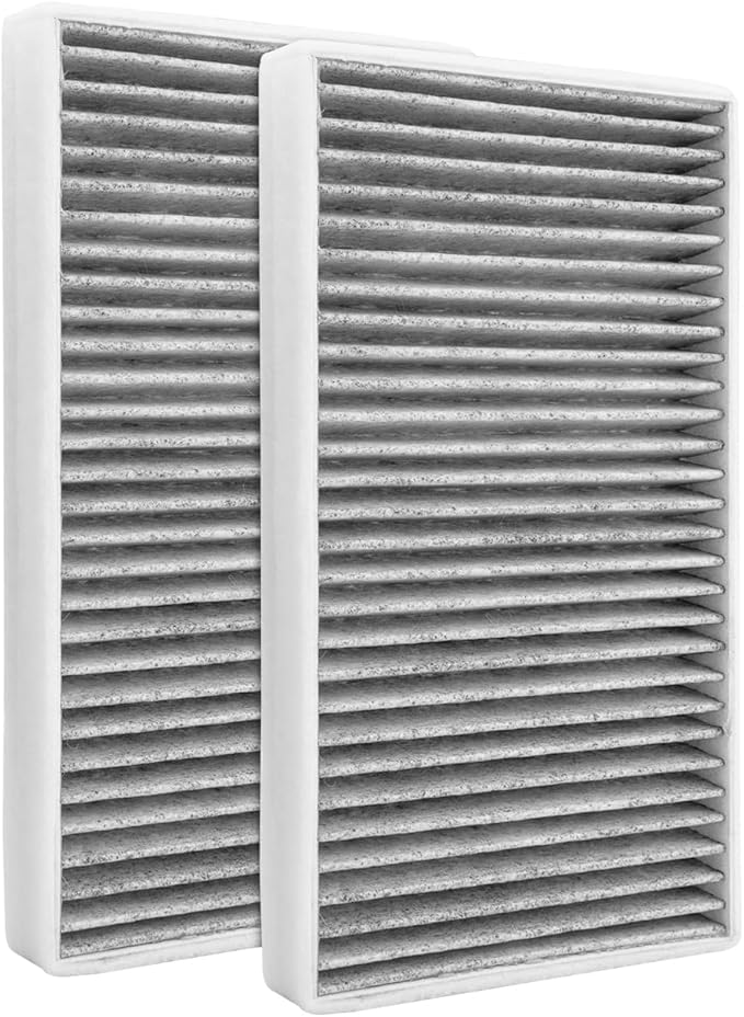 KAX Cabin Air Filter with Activated Carbon, CF8791A Replacement for Chevrolet Silverado, Suburban, Avalanche, Tahoe, GMC Sierra1500 2500, Yukon XL, Cadillac Escalade, Strong Adsorption Cabin Filter