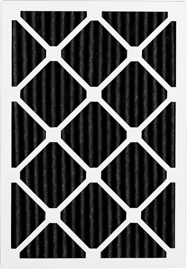 Nordic Pure 12x20x1 (Actual Size: 11 1/2 x 19 1/2 x 3/4) Pure Carbon Pleated Odor Reduction Furnace Air Filters 3 Pack
