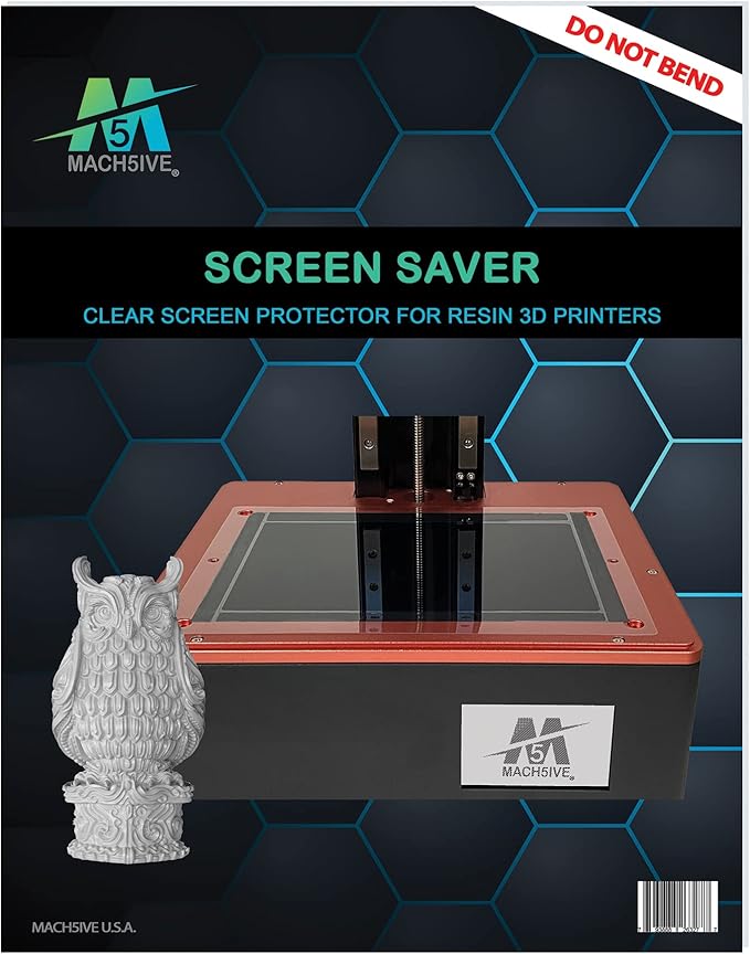 ZeroBubble Screen Saver for Elegoo Saturn & Saturn S Resin 3D Printer (3-Pack)