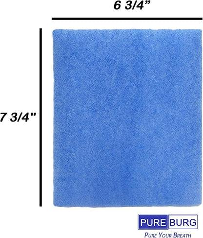 PUREBURG Replacement Dryer Filter Compatible with FUNMAS indoor Dryer Vent,12-Pack 7.8" x 6.8" x 0.75" Dryer Lint Filter
