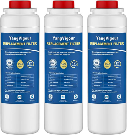 Water Filter Replacement Compatible with Elkay 51300C Water Filter, Compatible with EzH2O Filter, 51299C, 55898C, High Capacity 3000 Gallon (3 PACK)