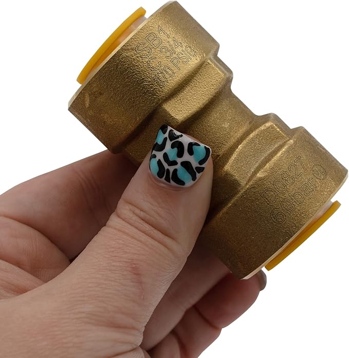 Supplying Demand SB1 3/4 Inch Quick Connect HVAC Brass Coupler Fitting
