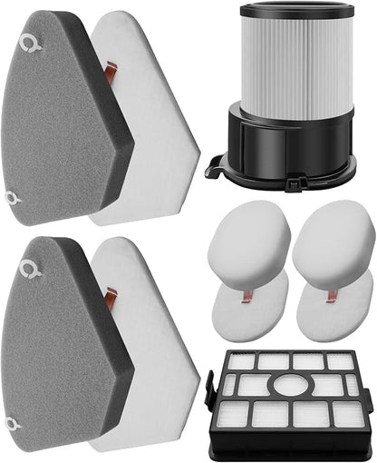 Auto-empty Dock Filter & Pre-motor Filter Assembly & Handheld Vacuum Post-motor Filter & Pre-moter Filters Fit for Shark IP3251 IP3251C IP3253, 10 PCS