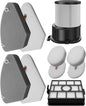 Auto-empty Dock Filter & Pre-motor Filter Assembly & Handheld Vacuum Post-motor Filter & Pre-moter Filters Fit for Shark IP3251 IP3251C IP3253, 10 PCS
