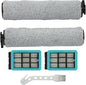 Replacement Vacuum Brush Roller Filter Set Compatible with for Bissell for CrossWave 3831 HF2 3845 3847 3848 Floor Scrubber Multi-Surface Wet Dry Vacuum Cleaner Parts Accessories with Cleaning Tool