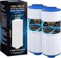 POOLPURE 5CH-502 Fine Thread Spa Filter Replaces PPM50SC-F2M, Marquis Spa 20041, 20091, 370-0237, Marquis 50, 2” Male Thread/MPT Hot Tub Filter (2)