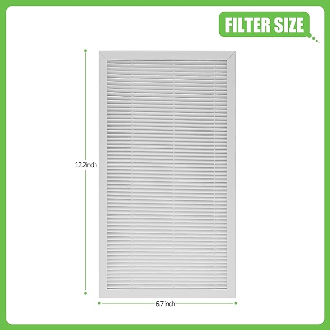 F1 Filter Allergen Reduction, Replacement Filter Compatible with Filtrete C01 T02 Room Air Purifier FAP-C01-F1 and FAP-T02-F1,2 Pack