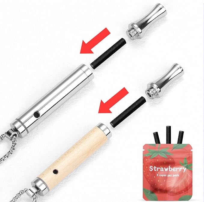 ASTOFLI Breathing Necklace with 3 Fruit Flavor Pack Set