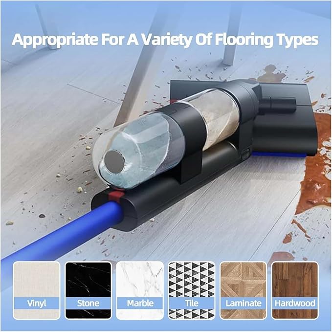 2pcs,Roller Brush。Compatible for Dyson Wash G1 Wet Cleaner, Floor Scrubber Machine Vacuum Attachments。 Counter-Rotating Primary Rollers