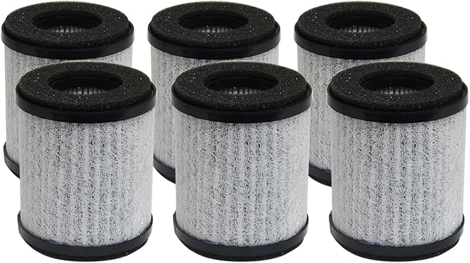 PUREBURG Replacement Filter Compatible with Homedics AP-P60 Total Clean Portable Air Purifier AP-P60FL,6-Pack H13 HEPA 3-Stage Filtration For Air Clean Dust VOCs Odor