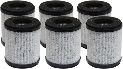 PUREBURG Replacement Filter Compatible with Homedics AP-P60 Total Clean Portable Air Purifier AP-P60FL,6-Pack H13 HEPA 3-Stage Filtration For Air Clean Dust VOCs Odor