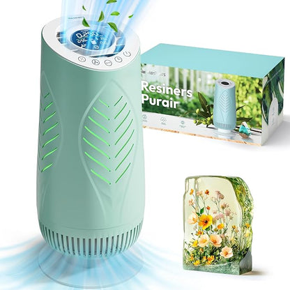 Resiners Purair Air Purifier for Epoxy Resin, Resin Air Purifier with H13 True HEPA Filter, SGS Certified, Air Filtration System for Resin Molding & Casting, Epoxy Resin Tools Accessories Supplies
