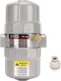 Universal Automatic Drain Valve Pneumatic Filter, 1/2in NPT Interface Drainage Valve for Compressed Air Systems, Aluminum Alloy Shell with Adjustable Brass Knob, 0-16Bar Working