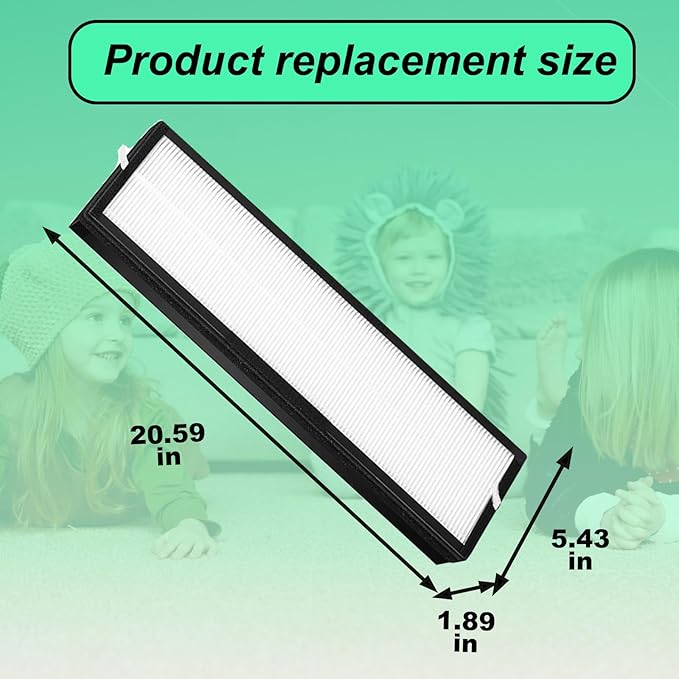 2 Packs HFD320 Replacement Filter Compatible with Honeywell Air Genius 3,4,5,6 Series Air Purifiers-Models HFD300, HFD310, HFD320,HFD360,HFD314, HFD323CV1, HFD323-TGT,HFD324 （2+4）