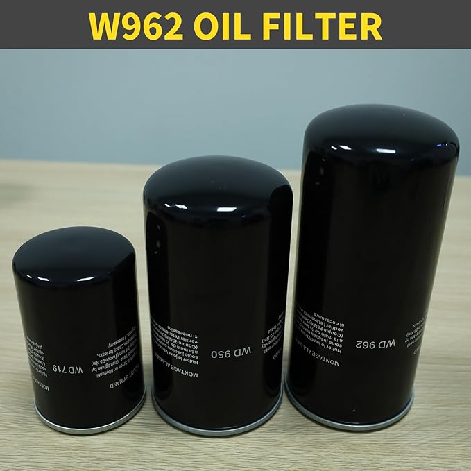 W962 Oil Filter for 25HP-60HP Screw Air Compressor, Industrial Screw Air Compressor System Maintenance Kit