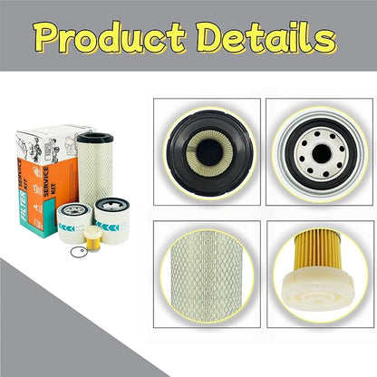 Filter Maintenance Kit TA040-93230 HH164-32430 6A320-59930 HH3A0-82623 Air/Oil/Fuel/Hyd Fit for K-bota L3800 L3700SU L3400 L3200 L2800 L2501 Tractors
