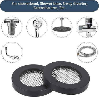 20 Pack Shower Head Filter Gasket 3/4" Shower Head Washer Gasket with Wire Mesh Middle Seal O Ring Hose Net for 1/2" Handheld Hose Connector Prevent Leakage Filter Gaskets