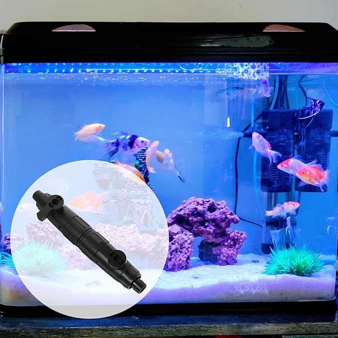 Hemoton Fish Tank Filter Water Flow Regulating Valves Plastic Hose Adapter Connector Aquarium Supply 3/8 Inch Quick Connect Switch for Aquatic Pets