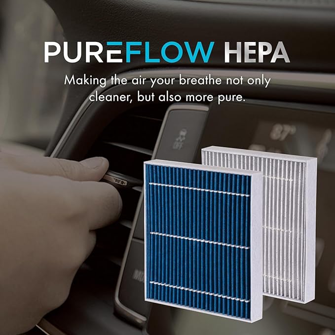 PureFlow HEPA Cabin Air Filter PC99542HX | Fits 2020-2025 Ford Explorer, Escape, 2021-2025 Bronco Sport, 2022-2025 Maverick, 2021-2025 Mustang Mach-E, 2020-2025 Police Interceptor Utility