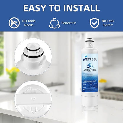 BORPLFTR55 Water Filter Replacement for Bosch Ultra-Clarity Pro 11032531 BORPLFTR50, Replace Thermador B36CT80SNS RA450022 WFS200MF B36CD50SNS B36CT80SNS B36FD50SNS, UltraClarity Pro Filter 2 Pack