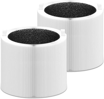 Blue Pure 411i/411a Max Replacement Filter Compatible with 411i/411a Max Smart Machine, Efficient Particle Dust Dander Filter&Odor Smoke Activated Carbon Filter for Home, Blue Pure F4MAX, 2 Pack