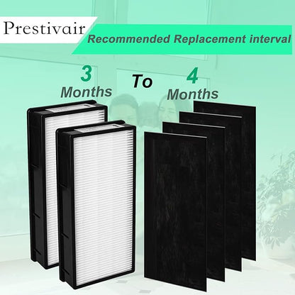 1183900 Replacement Filter(2+4 Set）Compatible with Whirlpool APT30010M APT40010R APT42010M APT50010M APMT2001M, Part 1183900, Part 817500
