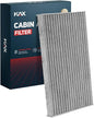 KAX Cabin Air Filter with Activated Carbon, CF11177 Replacement for Sentra 2013-2019, Juke 2011-2017, LEAF 2014-2023, Cube 2009-2014, 27891-3DF0A