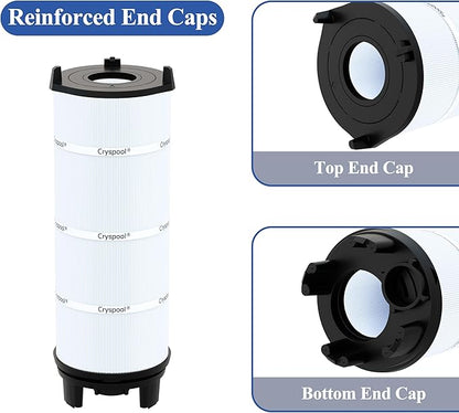 Cryspool S7M120 Inner&Outer Filter Compatible with System 3 S7M120, 25021-0200S & 25022-0201S, SR300, 300 Sq. Ft Pool Filter Cartridge, 1 Set
