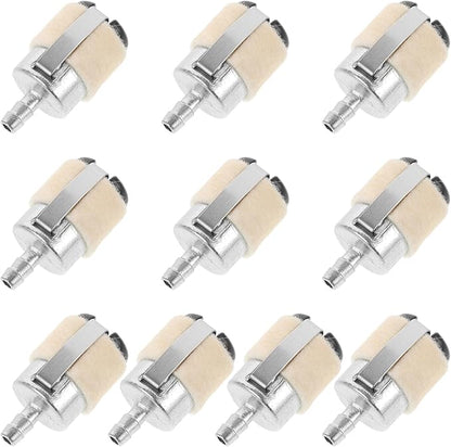 Alasum 10Pcs Chainsaw Fuel Filter Replacement Parts for 52/58Cc Gasoline Chainsaws Trimmer Fuel Filters Compatible with Outdoor Power Equipment Sturdy Grass Trimming