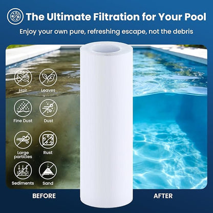 CC150 Pool Filter Cartridge Compatible with Pleatco PAP150, CCRP150, R173216, Unicel C-9415, 59054300, Filbur FC-0687, 160317, 160355, 160352, 150 sq.ft. 1 Pack
