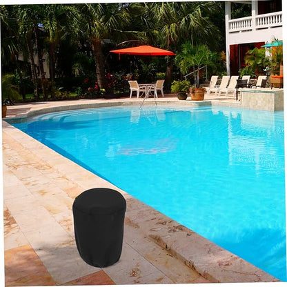 YARNOW 1pc Outdoor Insulated Filter Pump Cover for Ponds and Gardens Easy Setup Temperature Resistant Opening Design Black