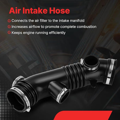 1788162170 Air Cleaner Intake Hose Tube Intake Boot for 2001 2002 2003 2004 Toyota Tacoma V6 3.4L Gas 17881-62170