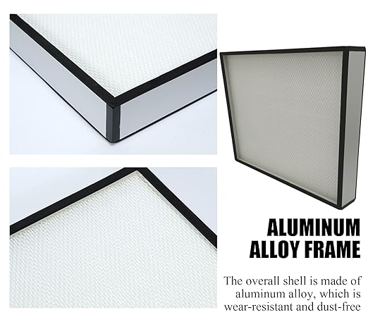 FFU H14 HEPA Filter Replacement, Laminar Flow Hood Filter Replacement Kit 1 Piece, Compatible with Laminar Flow Hood FFU 46.2"x22.6",100/ISO 5, H14 HEPA Flow Hood Filter