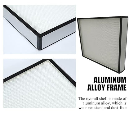 FFU H14 HEPA Filter Replacement, Laminar Flow Hood Filter Replacement Kit 1 Piece, Compatible with Laminar Flow Hood FFU 46.2"x22.6",100/ISO 5, H14 HEPA Flow Hood Filter
