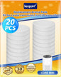 KEEPOW 20 Pack Aroma Pads Refills Compatible with LEVOIT Core Mini/LV-H128 Air Purifier, Essential Oil Pads Replacement Aromatherapy Refill Pads
