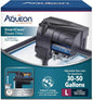 Aqueon SmartClean Power Filter with EcoRenew Filter Cartridge, Quick and Easy Water Changes, Quiet Operation, Adjustable Flow, for 30-50 Gallon Freshwater and Saltwater Aquariums, Large