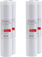 LiquaGen Activated Alumina + Carbon + KDF-55 Replacement Water Filter Cartridge – Helps Manage Fluoride, Chlorine & Taste, Refillable 2.5" x 10", 2.5" x 20", 4.5" x 10", 4.5" x 20" (4, 4.5" x 20")