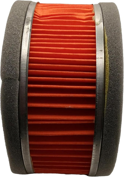 RedCap Air Filter Cartridge Round Style Filter Box for 125cc-150cc GY6 4-Stroke QMJ/QMI157 QMJ/QMI152 Engine Scooter Moped ATV Go Karts Fits Models from TaoTao Roketa SunL Baja Kazuma Jonway Models
