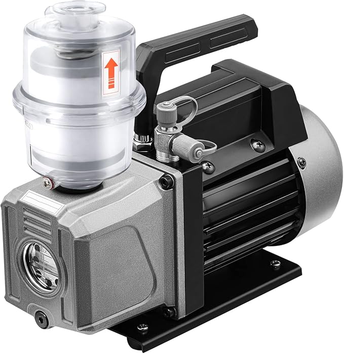 KF25 Oil Mist Filter,Vacuum Pump Fume Separator Exhaust Filter,Interface Filtration Rate of More Than 95% Oil Mist Exhaust Filter