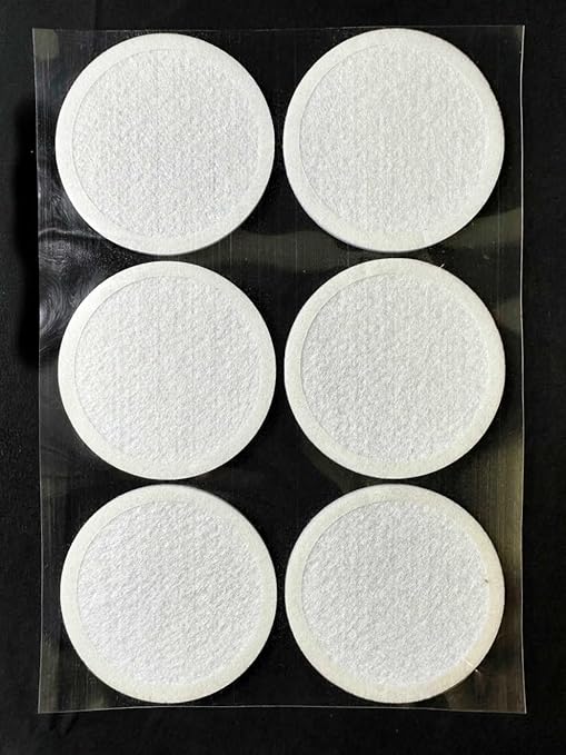 Microppose Original Synthetic Polyfil 2.5" Monotub Adhesive Filter Disks (6-Pack)