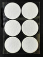 Microppose Original Synthetic Polyfil 2.5" Monotub Adhesive Filter Disks (6-Pack)