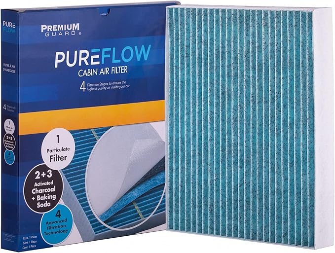 PureFlow Cabin Air Filter PC99239X | Fits 2019-2024 Kia Forte, 2021-2024 Hyundai Creta, 2024 Kia K3, 2020-2024 Forte5, 2017-2020 Elantra, 2018-2023 Kia Rio