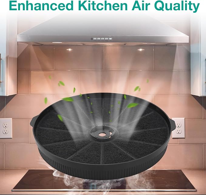 2 Pack CFK1-TM Range Hood Charcoal Filter Compatible with Tieasy JOEAONZ FIREGAS Cosmo Range Hood UMC30 UC30 UMC36 UC36, Relaces USGDCF-G YYCF02 CC170