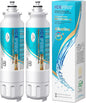ICEPURE Alkaline ADQ73613401 Refrigerator Water Filter Replacement for LG LT800P, LT800PC, ADQ75795104, ADQ736134, ADQ73613402 Kenmore 9490 46-9490 LSXS26326S LSXS26366S LMXS30776S, Enhances PH, 2Pack