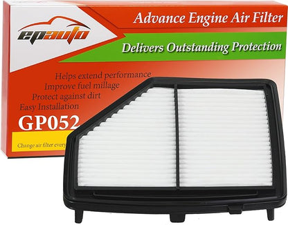 EPAuto GP052 (CA12052) Engine Air Filter, Replacement for Honda HR-V (2016–2022) – Rigid Panel Filter for Improved Engine Protection, Throttle Response, and Fuel Efficiency