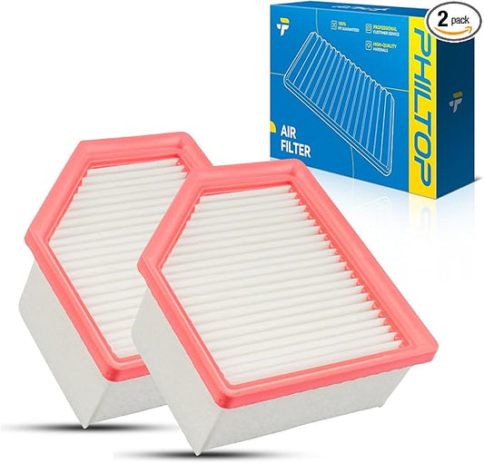 PHILTOP Engine Air Filter, CA12967 2PCS Compatible with Nissan Rogue 2021-2026, Mitsubishi Outlander 2022-2025, Flexible Panel