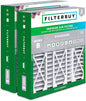 Filterbuy 20x25.25x3.5 Air Filter MERV 8 Essential Dust & Allergy Defense (2-Pack), Pleated HVAC AC Furnace Filters for AprilAire Space-Gard 102 & 2120 (Actual Size: 19.94 x 25.38 x 3.75)