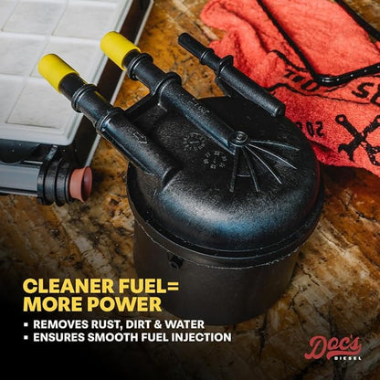 Doc's Diesel Fuel Filter DPS9059 | Compatible with Chevrolet/GMC 6.6L Duramax 2500HD, 3500HD 2001-2016 | Replaces TP3018