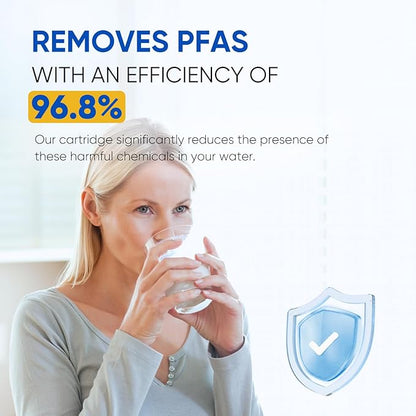 PUREPLUS 469690 NSF 401 & 473 & 53 & 42 Certified Replacement for LG LT700P Kenmore Elite 9690, ADQ36006102, ADQ36006101, LFXS30766S, LFX28968ST, LT120F Refrigerator Water and Air Filter Combo, 3Pack